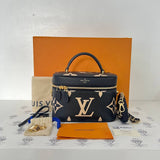 [PRE LOVED] Louis Vuitton Vanity PM in Bicolor Black/Beige Empreinte Leather GHW (microchipped)