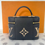 [PRE LOVED] Louis Vuitton Vanity PM in Bicolor Black/Beige Empreinte Leather GHW (microchipped)