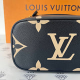 [PRE LOVED] Louis Vuitton Vanity PM in Bicolor Black/Beige Empreinte Leather GHW (microchipped)