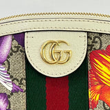 [PRE LOVED] Gucci Ophidia Floral Dome in Canvass and White Leather Trims