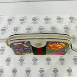 [PRE LOVED] Gucci Ophidia Floral Dome in Canvass and White Leather Trims