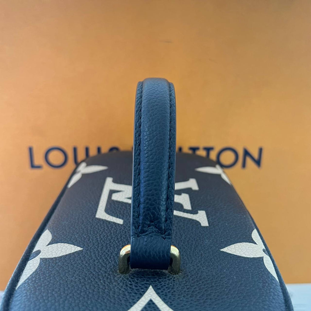 [PRE LOVED] Louis Vuitton Vanity PM in Bicolor Black/Beige Empreinte Leather GHW (microchipped)