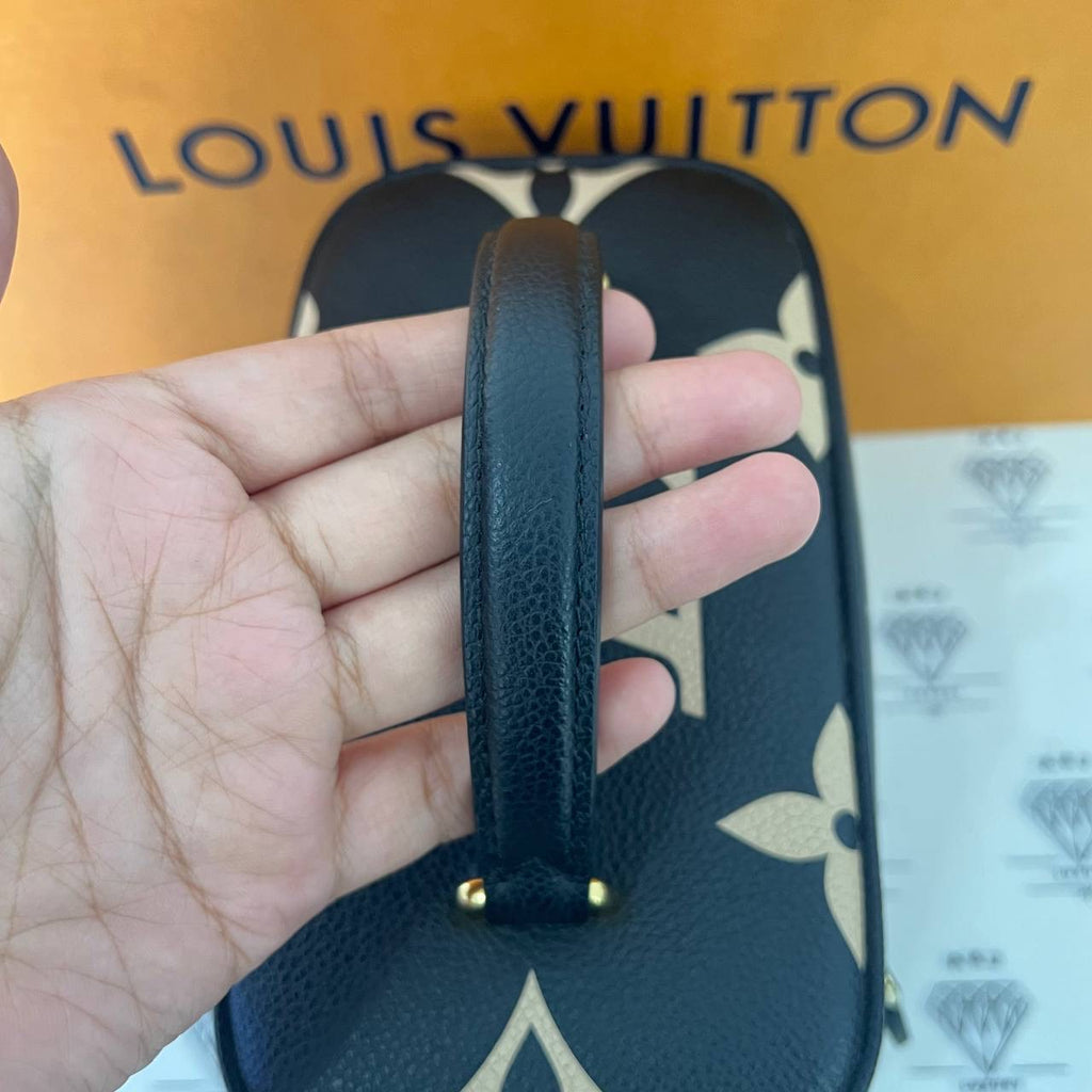 [PRE LOVED] Louis Vuitton Vanity PM in Bicolor Black/Beige Empreinte Leather GHW (microchipped)