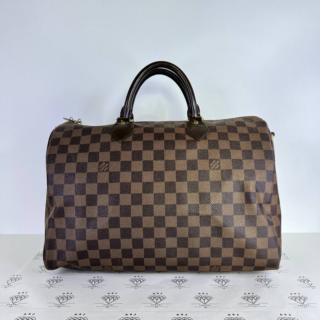 [PRE LOVED] Louis Vuitton Speedy Bandouliere 35 in Damiere Ebene Canvass (SP2102)