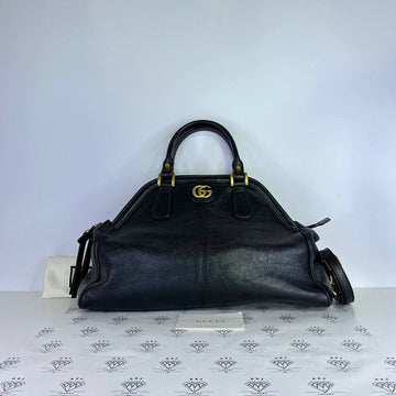 [PRE LOVED] Gucci Re(belle) Top Handle Bag in Black GHW