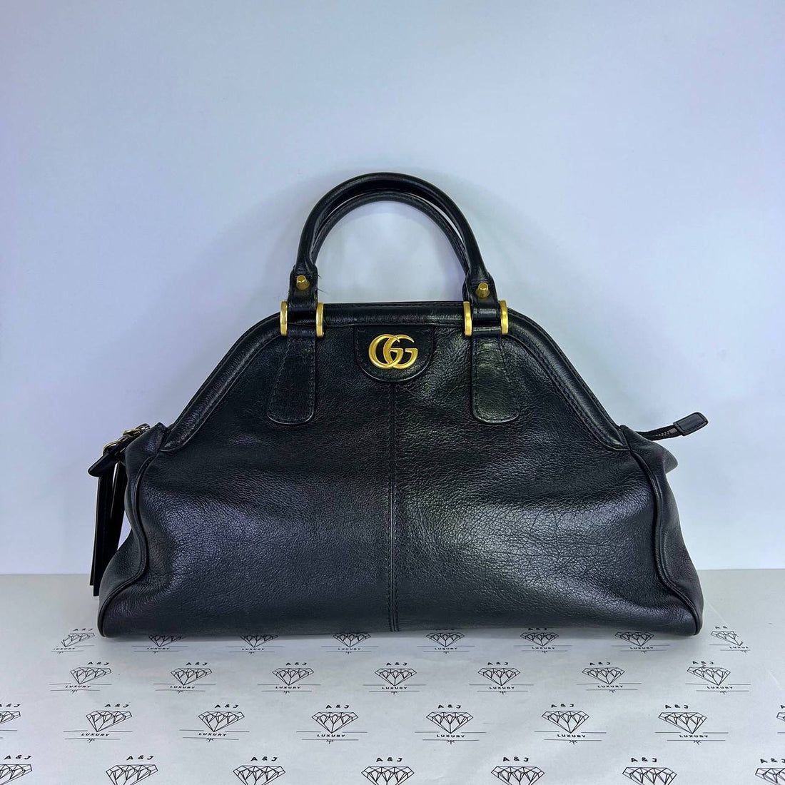 [PRE LOVED] Gucci Re(belle) Top Handle Bag in Black GHW