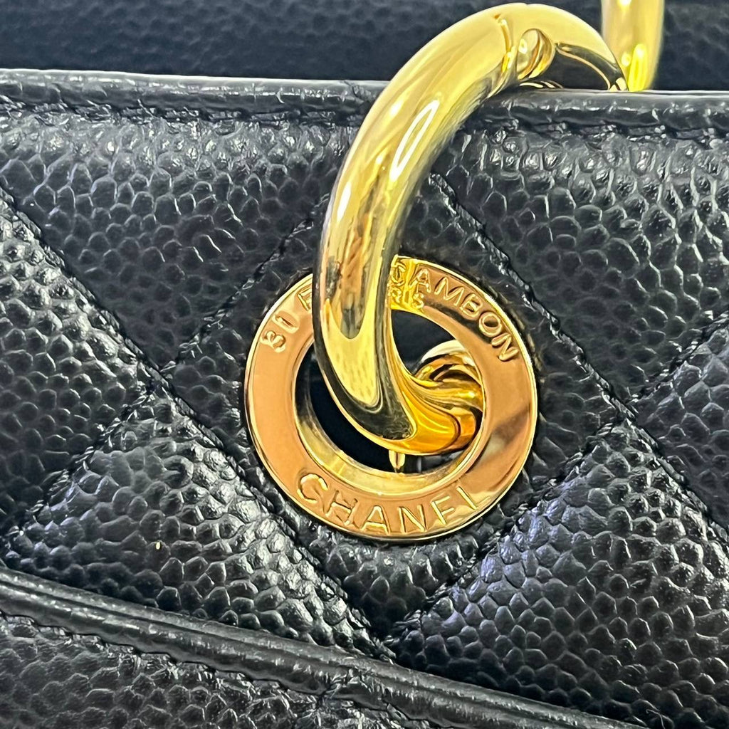 [PRE LOVED] Chanel GST in Black Caviar GHW (Series 20)