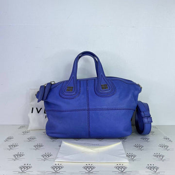 [PRE LOVED] Givenchy Mini Nightingale in Blue Goatskin Leather SHW
