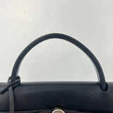 [PRE LOVED] Hermes Herbag Zip 31 in Noir Canvass PHW (Stamp D Square - 2000)