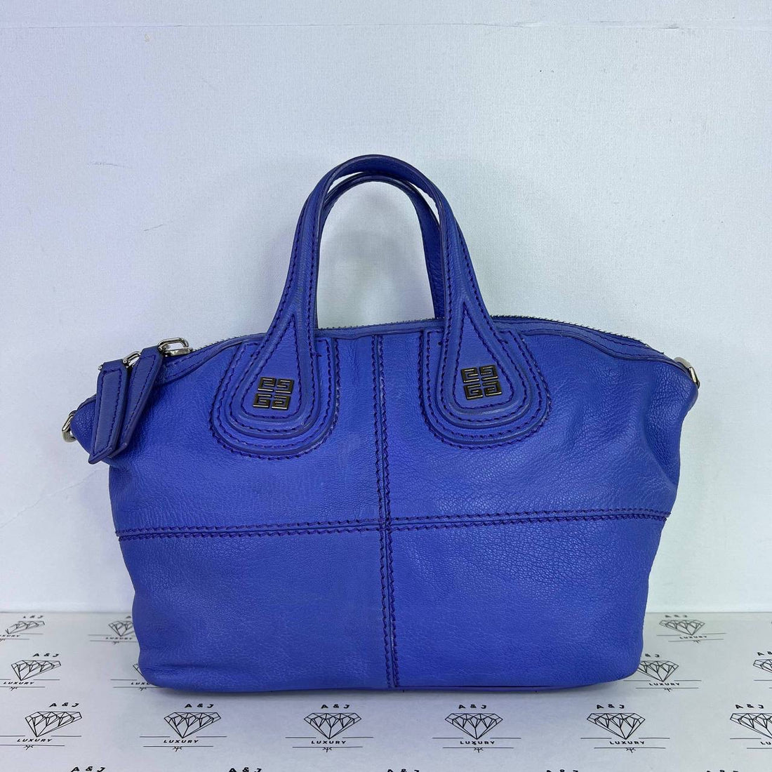 [PRE LOVED] Givenchy Mini Nightingale in Blue Goatskin Leather SHW
