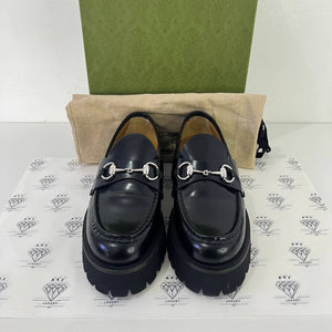 [PRE LOVED] Gucci Horsebit Loafers in Black Size 38.5EU