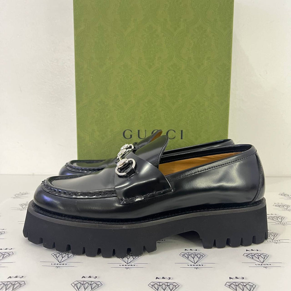 [PRE LOVED] Gucci Horsebit Loafers in Black Size 38.5EU