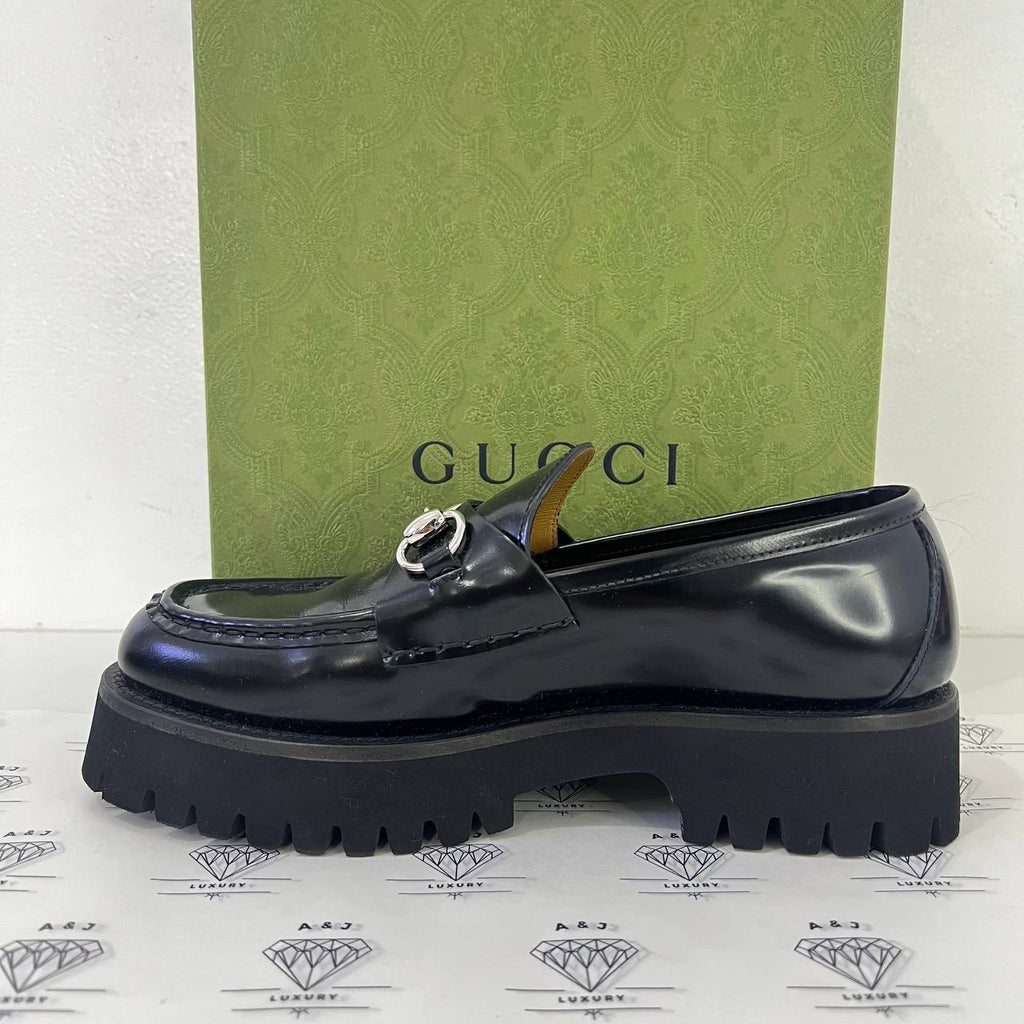 [PRE LOVED] Gucci Horsebit Loafers in Black Size 38.5EU