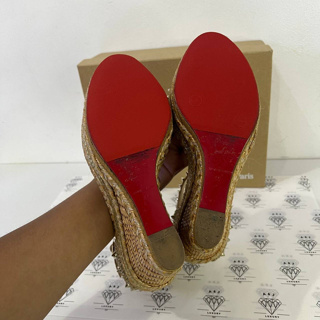 [PRE LOVED] Christian Louboutin Madmonica Wedge in Size 40EU