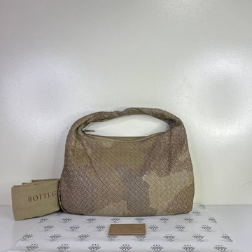[PRE LOVED] Bottega Veneta Safari Hobo Bag in Brown Intrecciato Leather
