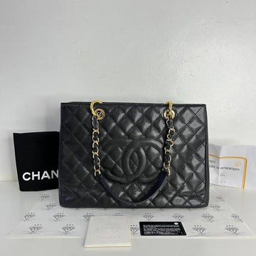 [PRE LOVED] Chanel GST in Black Caviar GHW (Series 17)