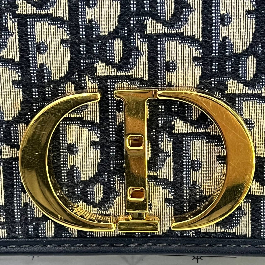 [PRE LOVED] Christian Dior Montaigne 30 in Oblique Jacquard Canvass GHW (2021)