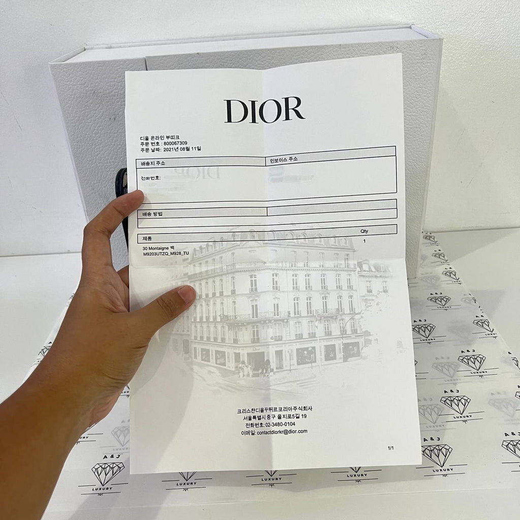 [PRE LOVED] Christian Dior Montaigne 30 in Oblique Jacquard Canvass GHW (2021)