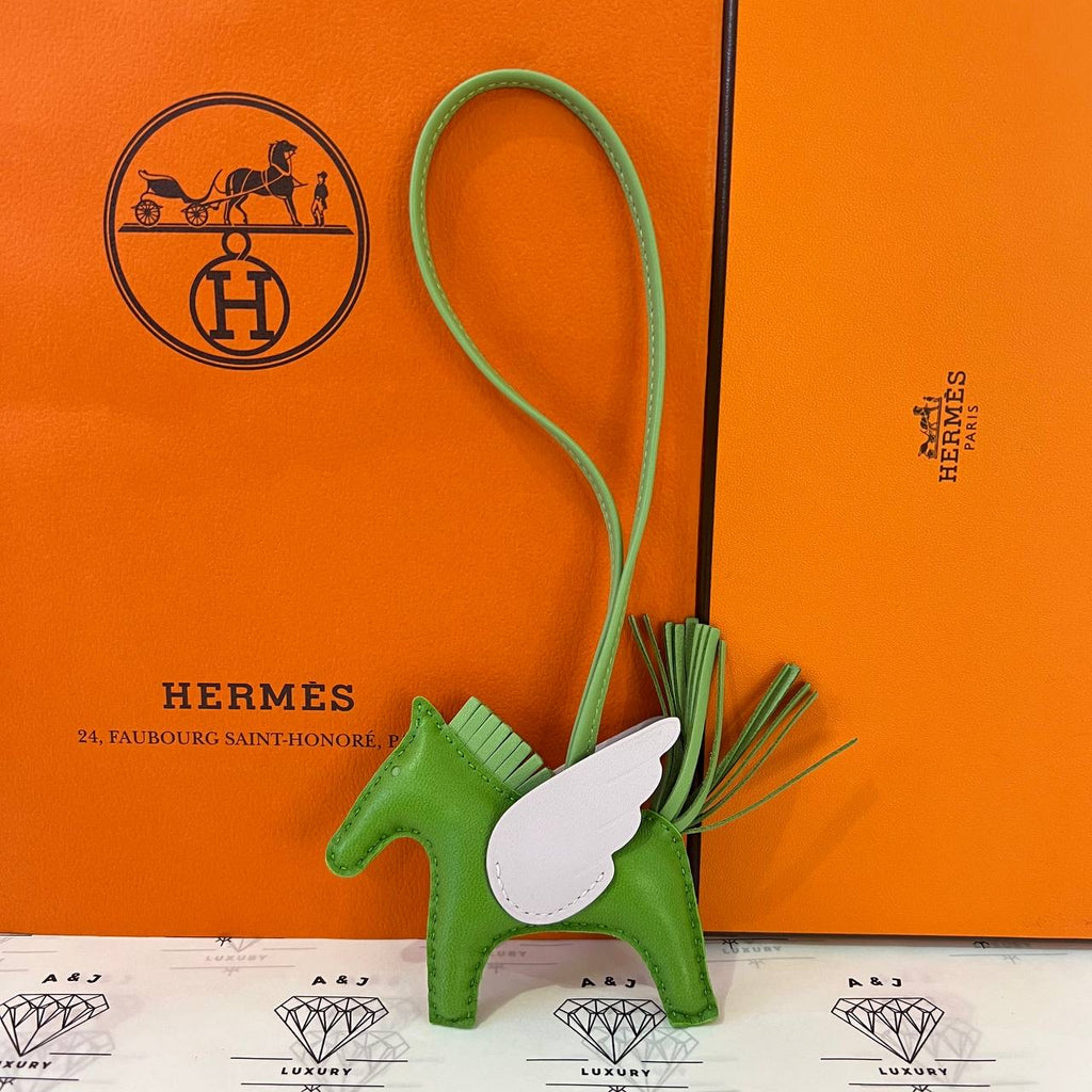 [BRAND NEW] Hermes Rodeo Pegase PM in Vert Yucca/Mauve Pale/Vert Criquet (Stamp B)