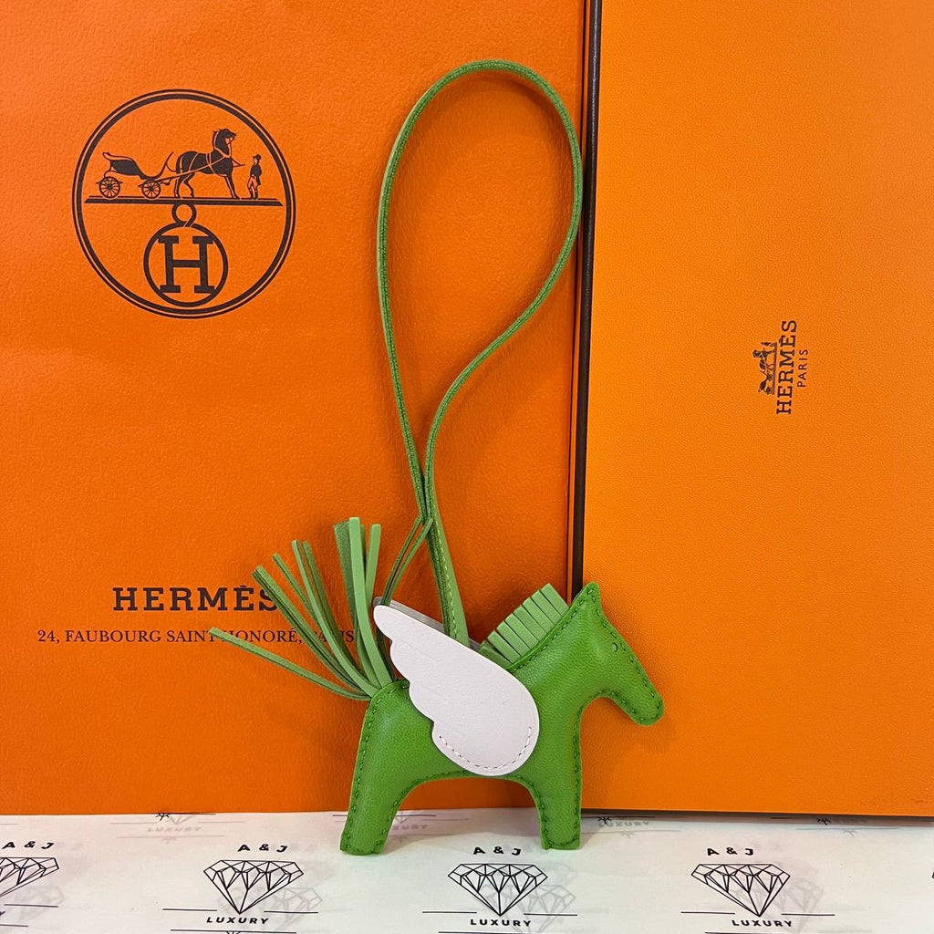 [BRAND NEW] Hermes Rodeo Pegase PM in Vert Yucca/Mauve Pale/Vert Criquet (Stamp B)