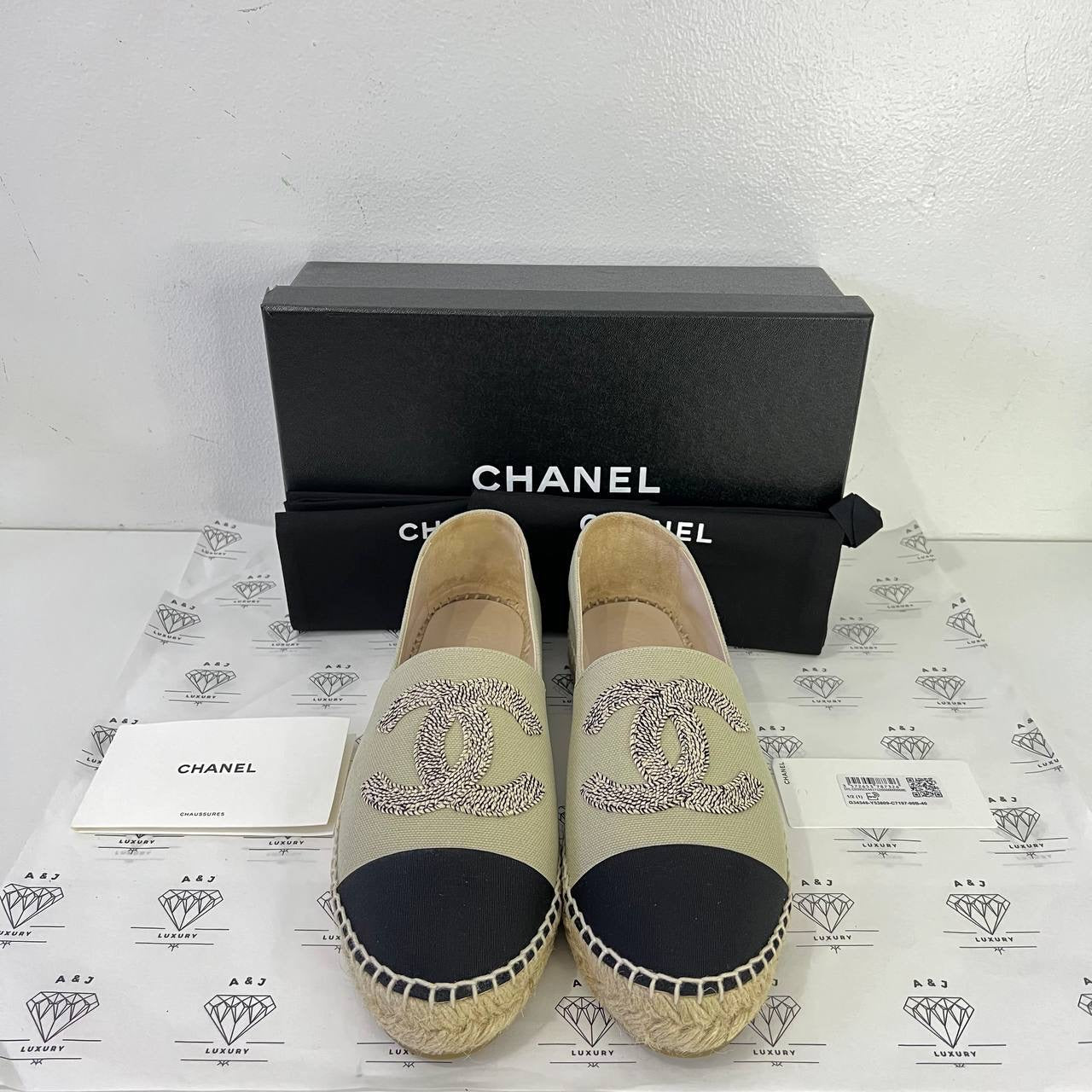 [PRE LOVED] Chanel Espadrilles in Green Size 40EU