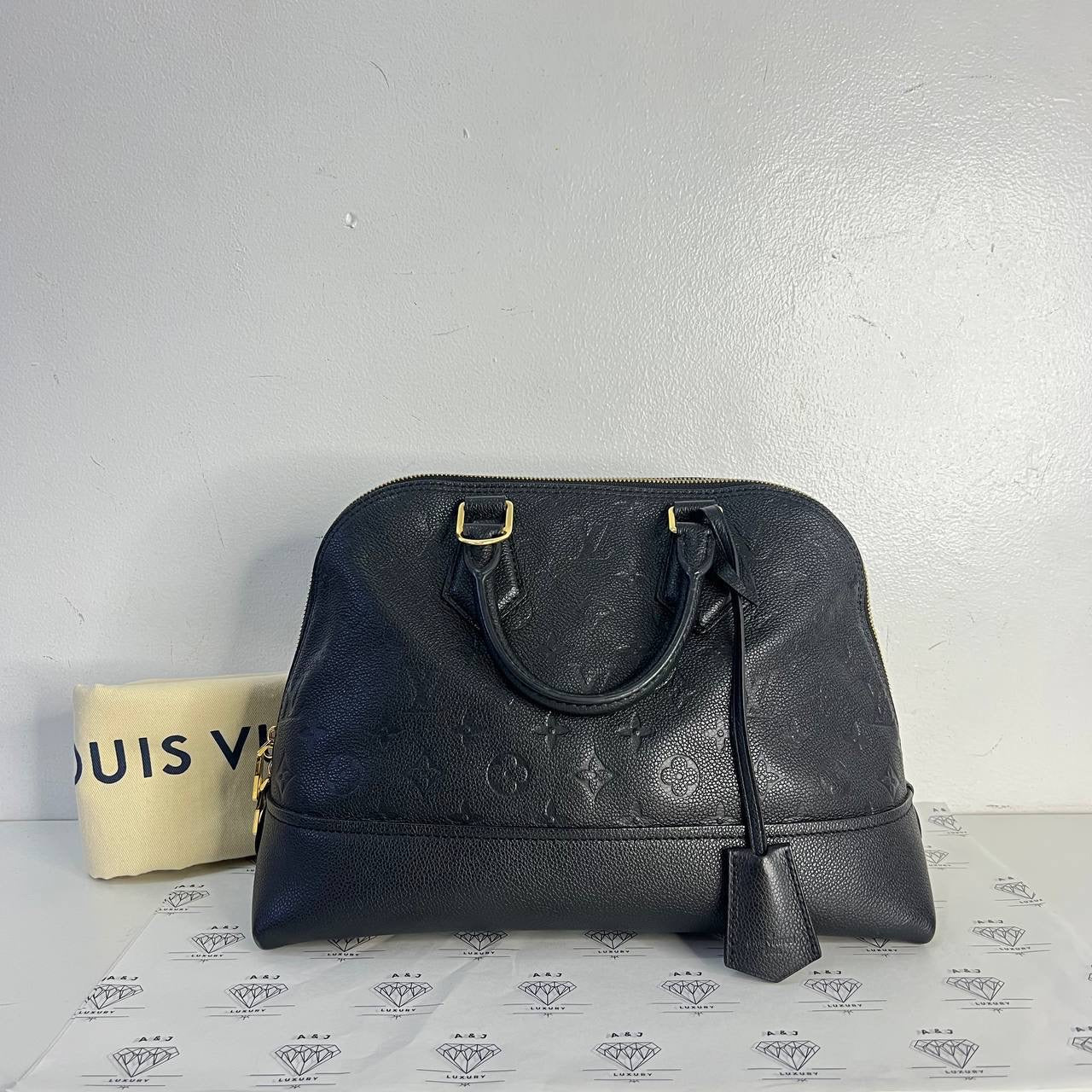 [PRE LOVED] Louis Vuitton Alma PM in Black Empreinte Leather GHW (microchipped)