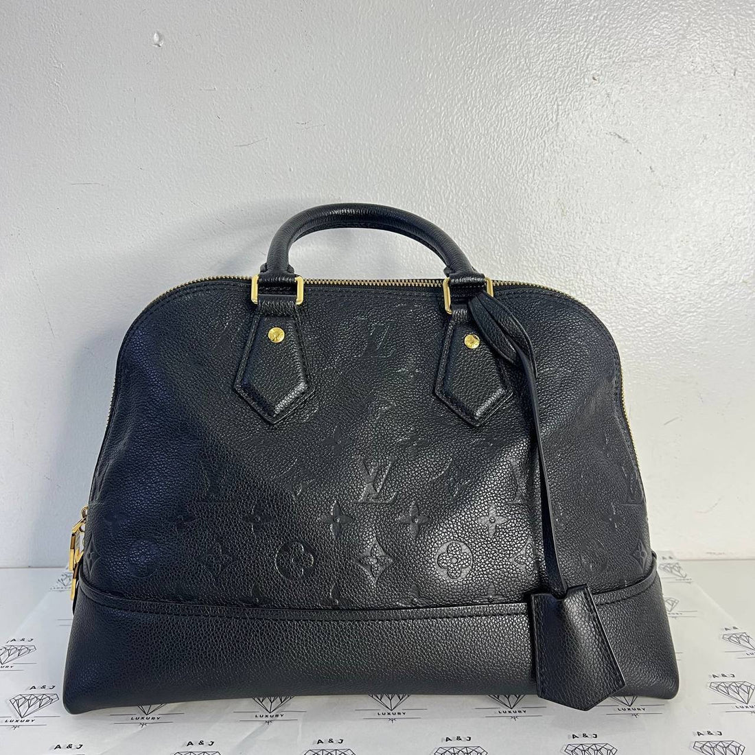 [PRE LOVED] Louis Vuitton Alma PM in Black Empreinte Leather GHW (microchipped)