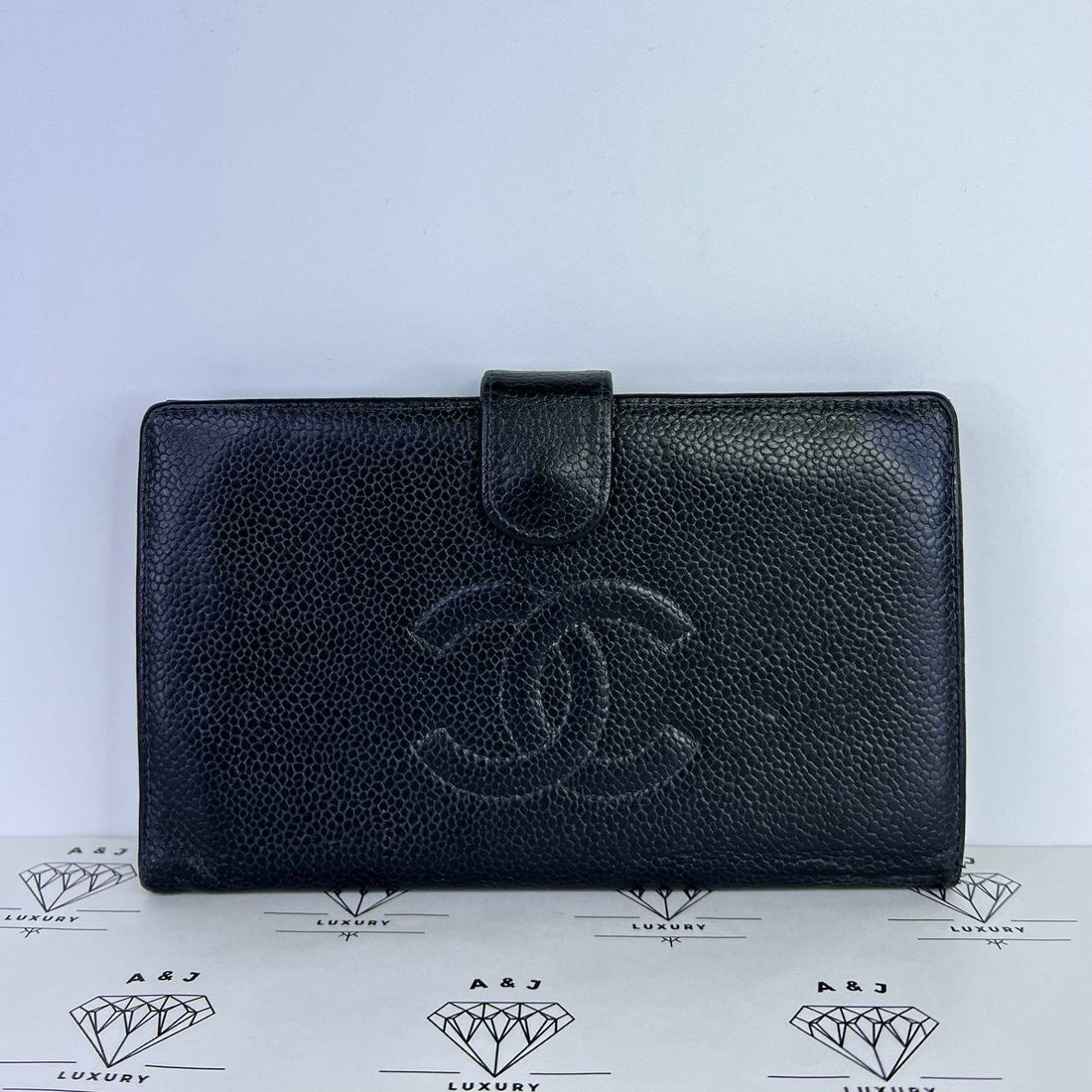 [PRE LOVED] Chanel Timeless Wallet in Black Caviar Leather GHW (Series 6)