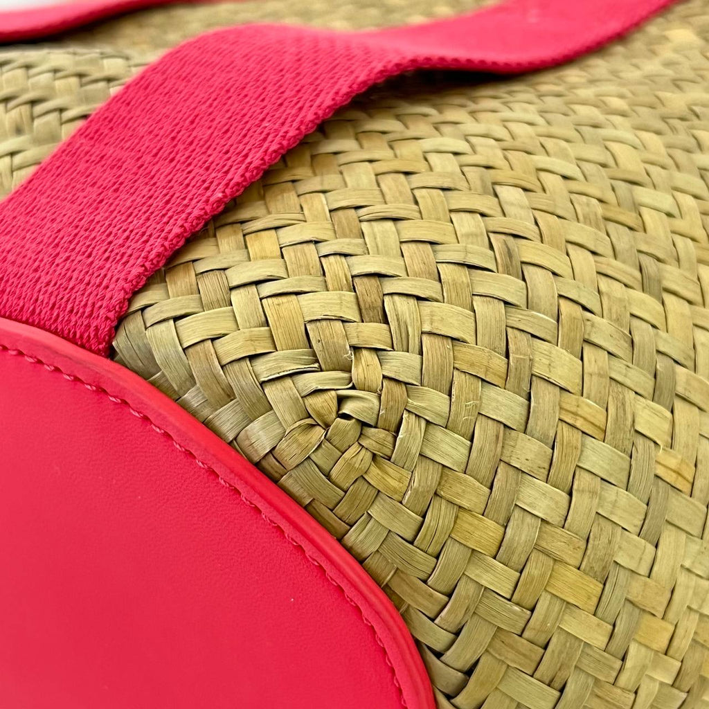 [PRE LOVED] Kenzo Kabana Small Basket Bag in Coral