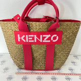 [PRE LOVED] Kenzo Kabana Small Basket Bag in Coral