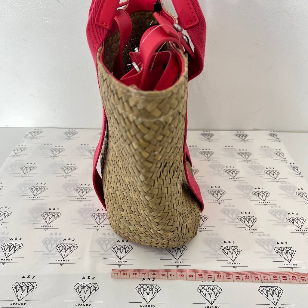 [PRE LOVED] Kenzo Kabana Small Basket Bag in Coral