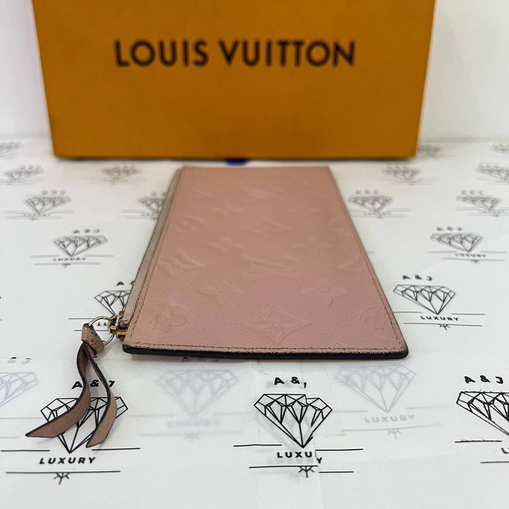 [PRE LOVED] Louis Vuitton Felicie in Light Pink Empreinte Leather GHW (SP0187)