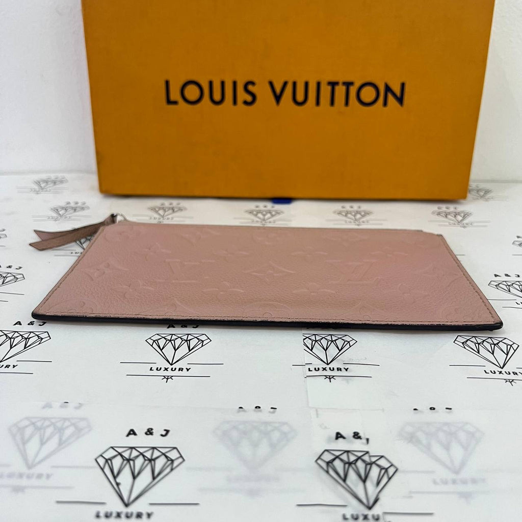 [PRE LOVED] Louis Vuitton Felicie in Light Pink Empreinte Leather GHW (SP0187)