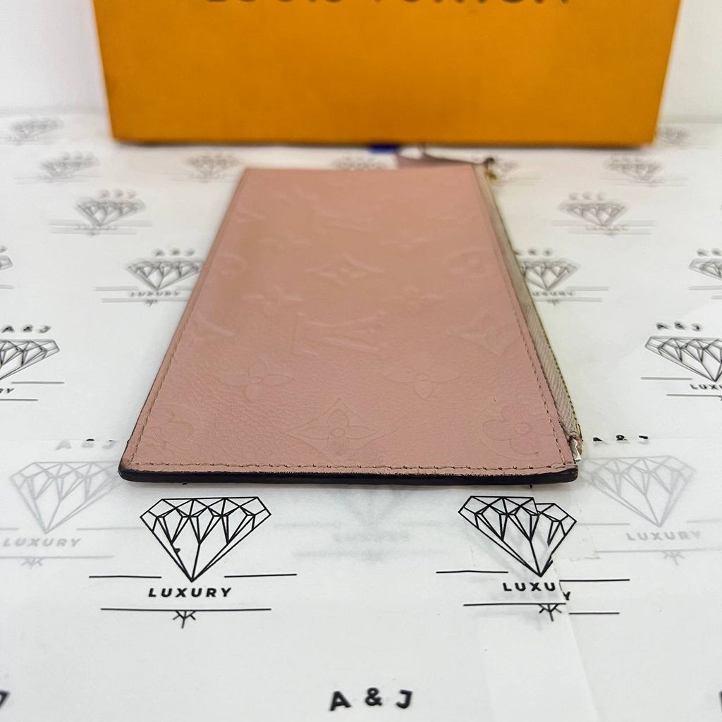 [PRE LOVED] Louis Vuitton Felicie in Light Pink Empreinte Leather GHW (SP0187)