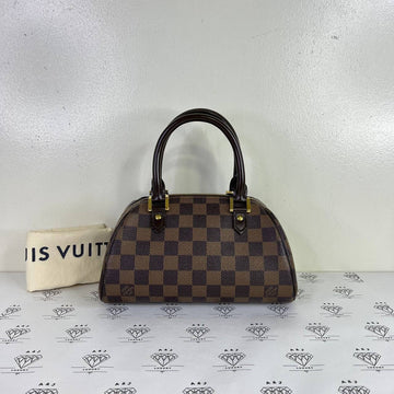 [PRE LOVED] Louis Vuitton Ribera PM in Damier Ebene Canvass (CA0072)