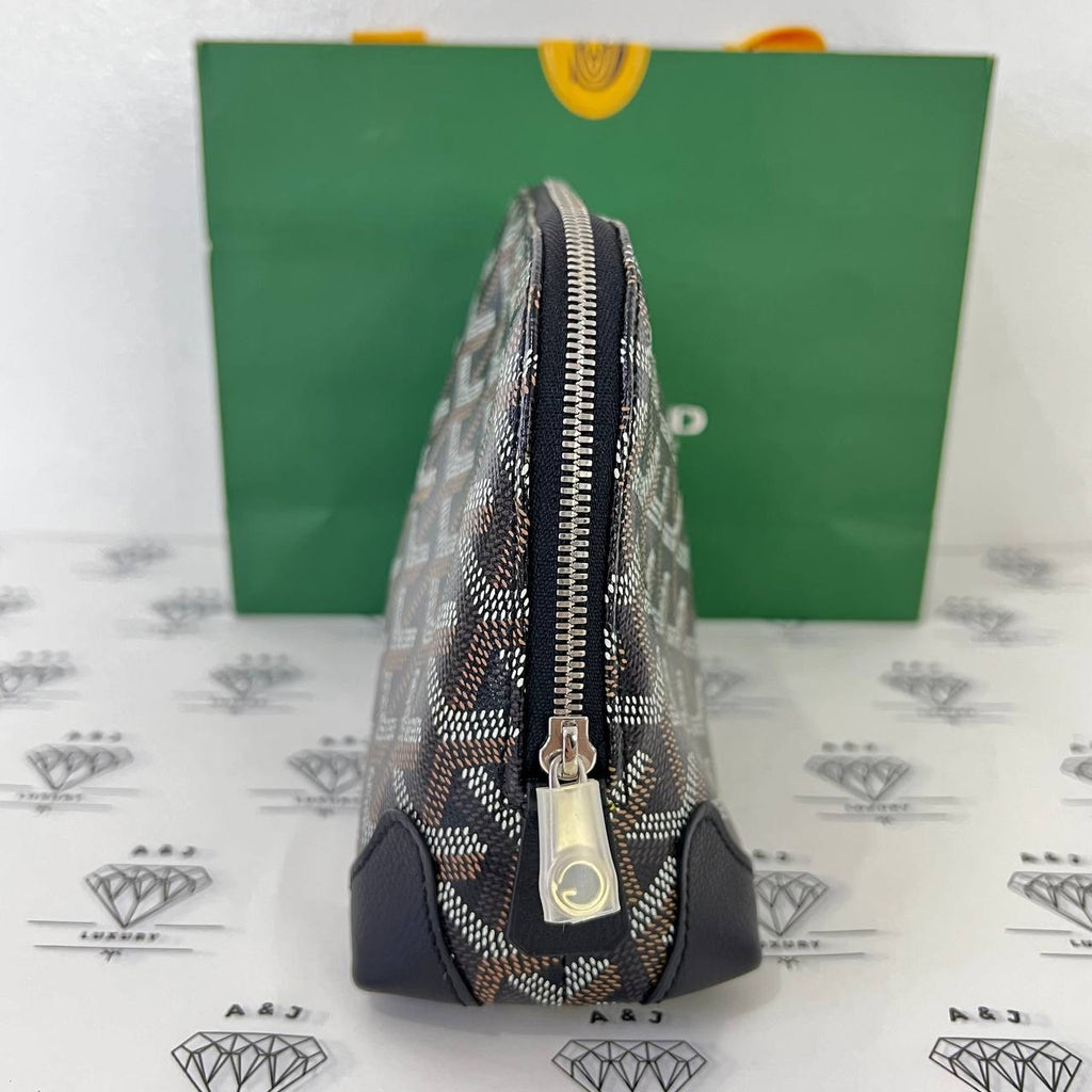 [PRE LOVED] Goyard Vendome Cosmetic Pouch in Black (2023)