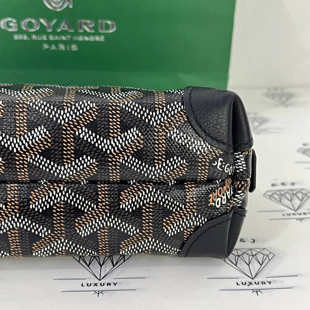 [PRE LOVED] Goyard Vendome Cosmetic Pouch in Black (2023)