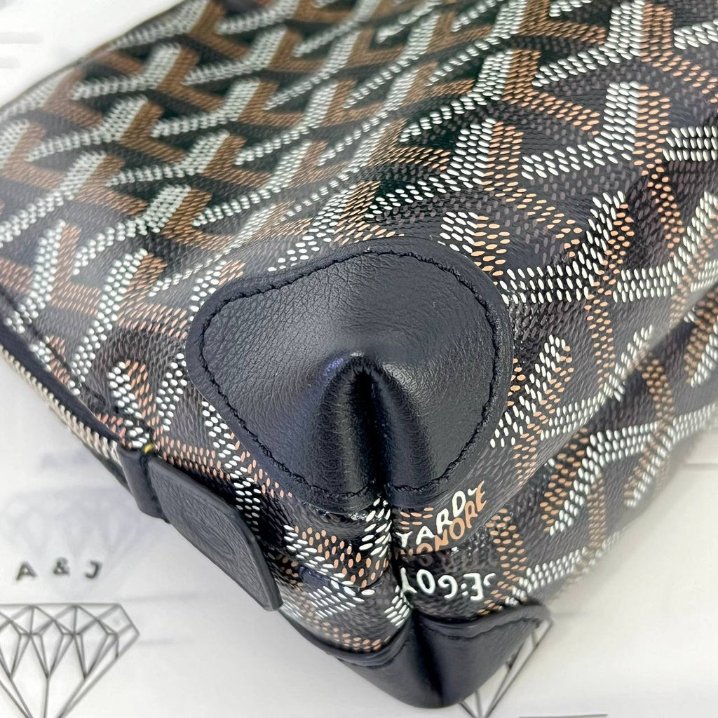 [PRE LOVED] Goyard Vendome Cosmetic Pouch in Black (2023)