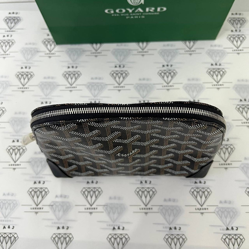 [PRE LOVED] Goyard Vendome Cosmetic Pouch in Black (2023)