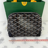 [PRE LOVED] Goyard Vendome Cosmetic Pouch in Black (2023)