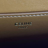 [PRE LOVED] Celine Clutch on Strap Tabou in White/Tan