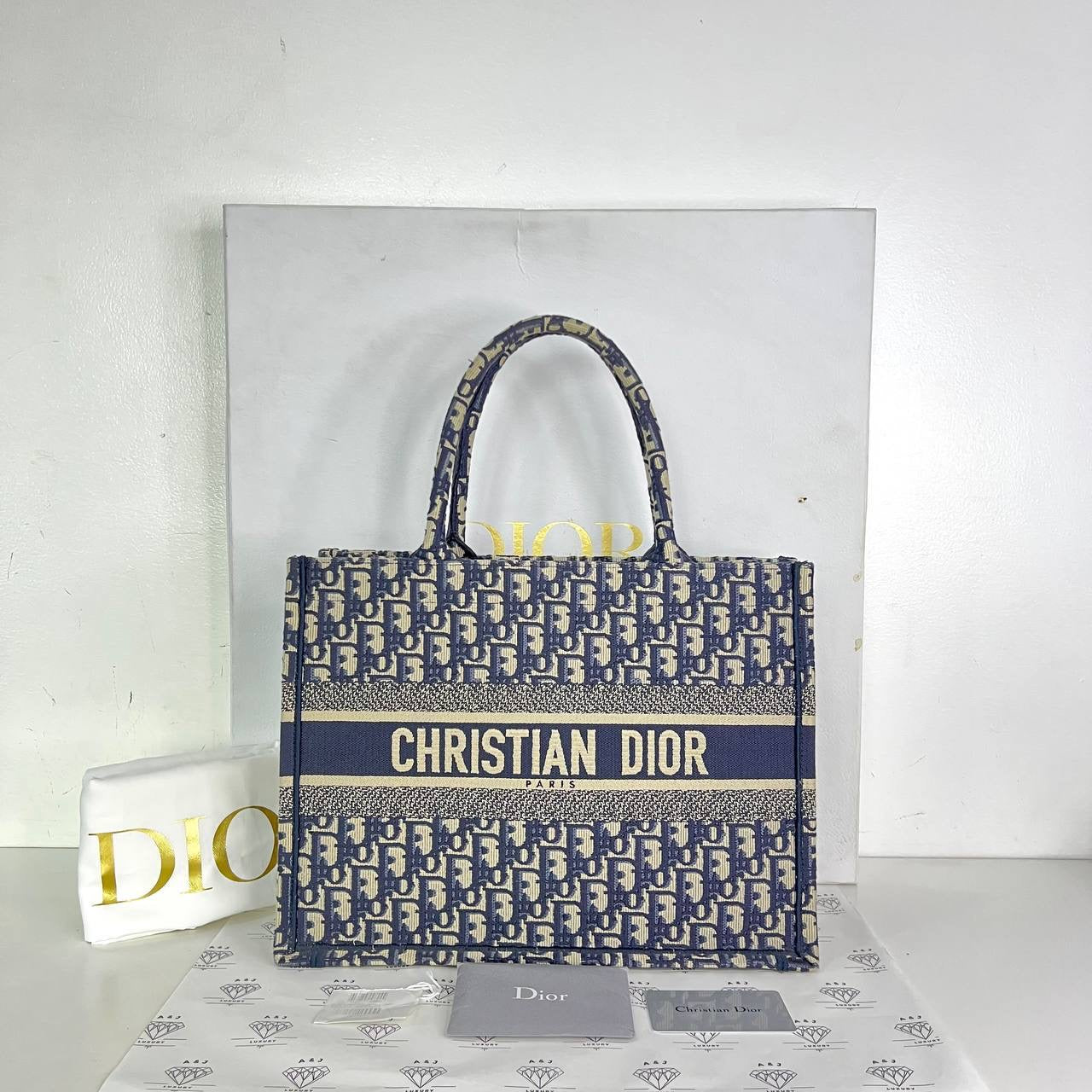 [PRE LOVED] Christian Dior Medium Book Tote in Oblique (2020)