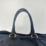 [PRE LOVED] Prada Soft Calf Tote Bag in Black GHW