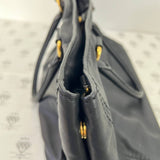 [PRE LOVED] Prada Soft Calf Tote Bag in Black GHW