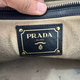 [PRE LOVED] Prada Soft Calf Tote Bag in Black GHW