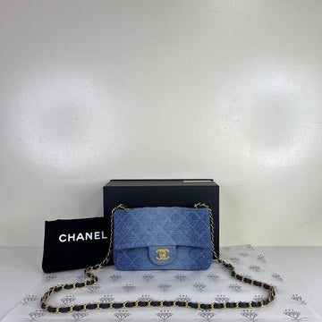 [PRE LOVED] Chanel Mini Rectangle Flap in Denim GHW (microchipped)