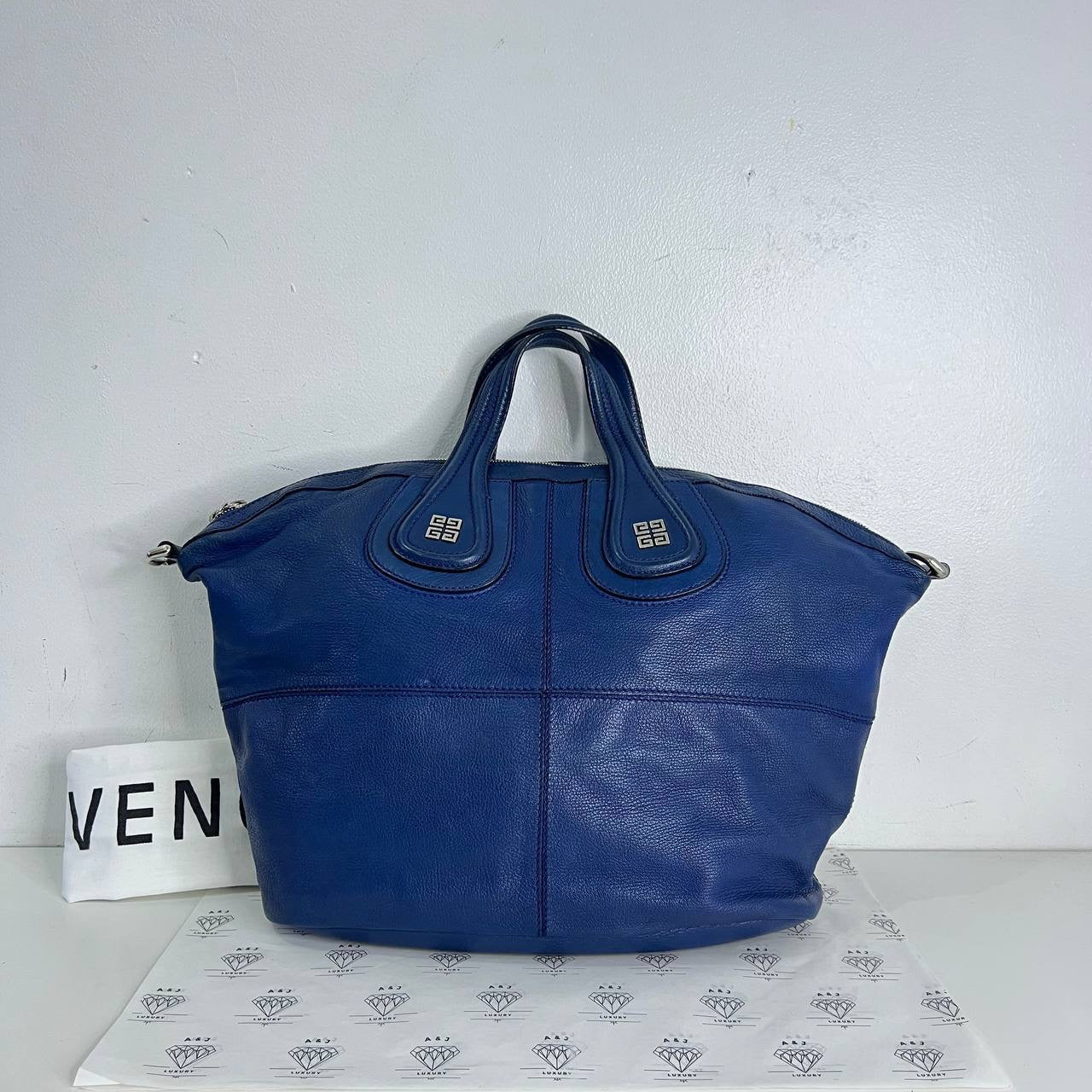 [PRE LOVED] Givenchy Medium Nightingale in Blue SHW
