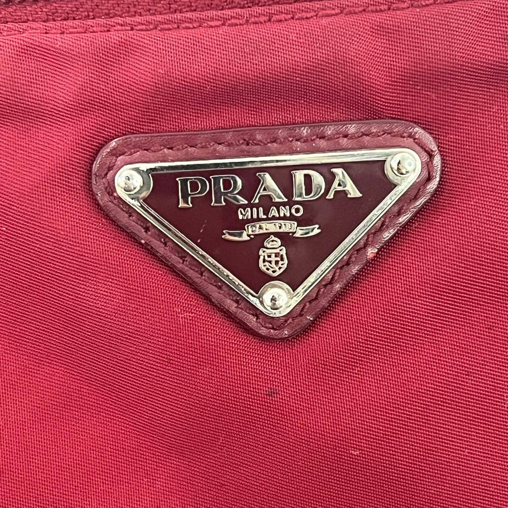 [PRE LOVED] Prada Nylon Crossbody Bag in Red SHW