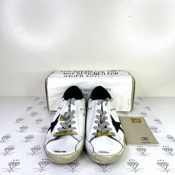 [PRE LOVED] Golden Goose Customized Superstar Sneakers in Black Size 41EU