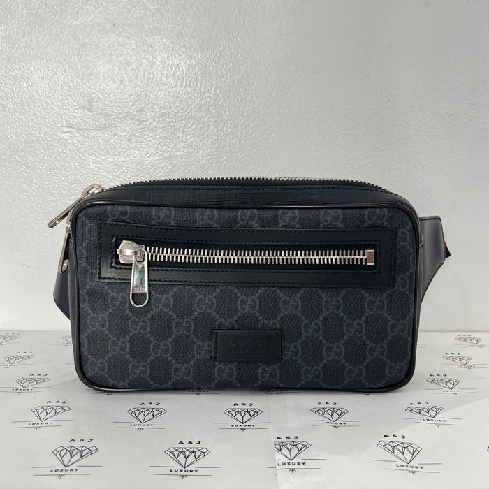 [PRE LOVED] Gucci Supreme Belt Bag in Black